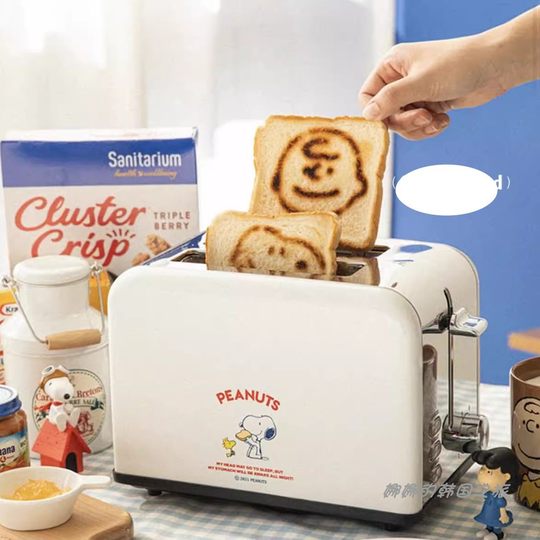 Korean spot direct mail domestic purchasing agent ins blogger same Snoopy breakfast toaster bread machine gift gift