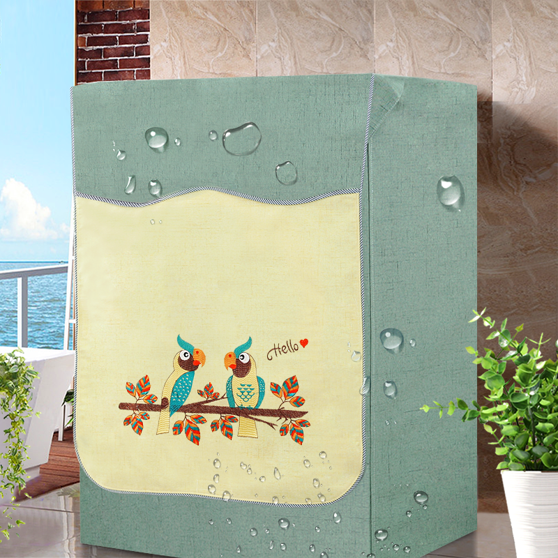 防水海尔小天鹅松下美的lg洗衣机罩 一朵家居洗衣机罩