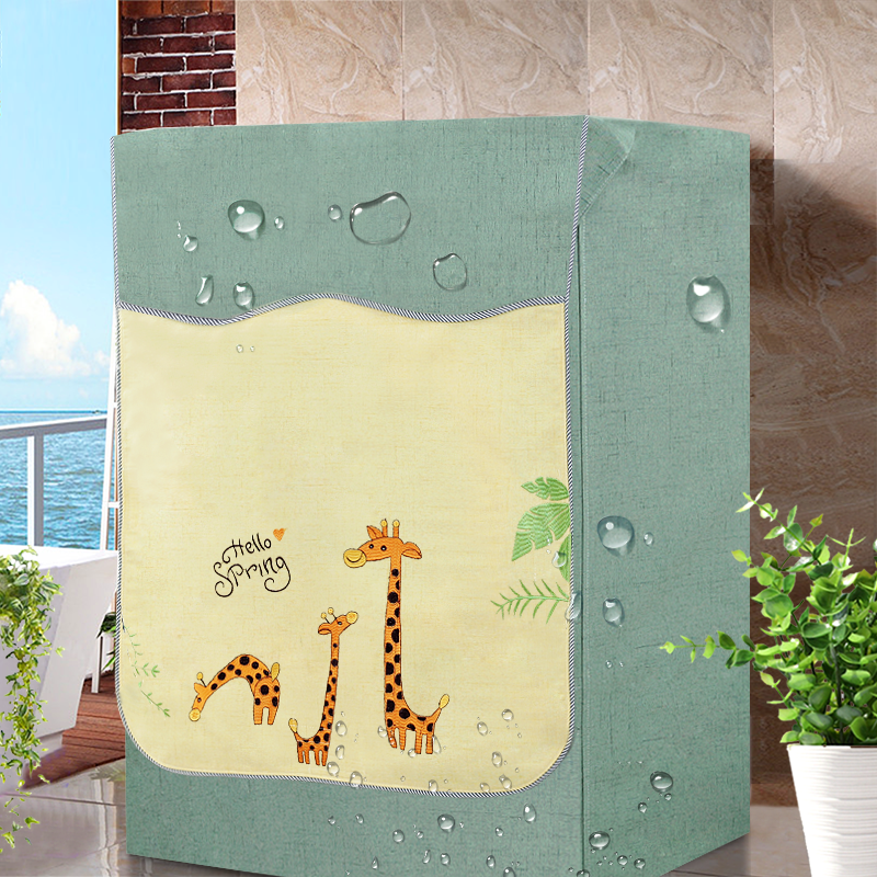 防水海尔小天鹅松下美的lg洗衣机罩 一朵家居洗衣机罩