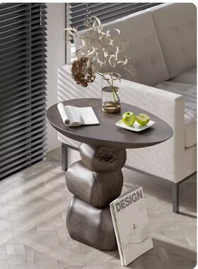 艺贝子艺术诧寂风玄关桌柜条案入户过道条案设计师款样板房装饰品