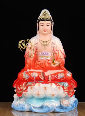 大肚弥勒佛地藏观音菩萨释迦牟尼佛神像全堂佛树脂佛像四圣