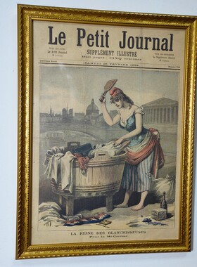 1903年咖啡馆法国画报欧洲古董