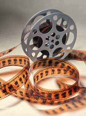 复古35mm电影胶片负片装饰摆件