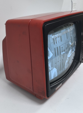 台湾中古声宝黑白电视U盘摆件