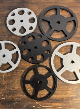 复古超8毫米super 8mm电影胶片片夹空片盘带子放映机用文旅摆件