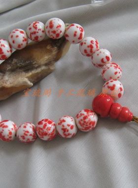 手工琉璃珠子毛衣链