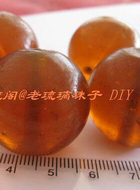 宝琉阁28-29cm大的琉璃透明珠子