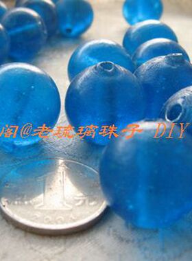 R12宝琉阁手工油润各色多宝琉璃珠子手链项链配珠佛珠 21mm左右