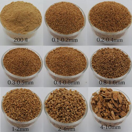 核桃壳颗粒干抛磨料干磨木滚筒锌合金抛光去氧化皮镜面光饰磨料-图2