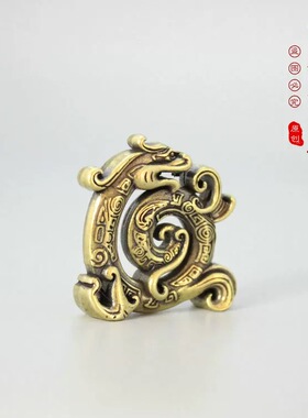 复古实心黄铜貔貅茶宠办公室桌面摆件家居装饰品纯铜貔貅招财镇宅