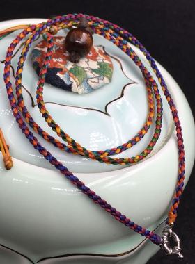 原创纯银长短不掉色佛牌链