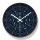 Living room clock Ipra Chinese style silent sweep seconds