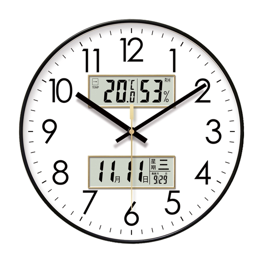 网红钟表静音挂钟挂表客厅轻奢时尚家用时钟挂墙静音扫秒石英钟