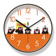 Automatic time, minute and second correct living room clock