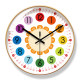 Children's Room Wall Clock Silent Classroom Yipula Kindergarten