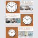 Living room wall clock living room ipla creative