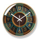 Yipula 7173 wall clock Mediterranean European style wall clock creative living room light luxury clock bedroom ultra-quiet quartz clock