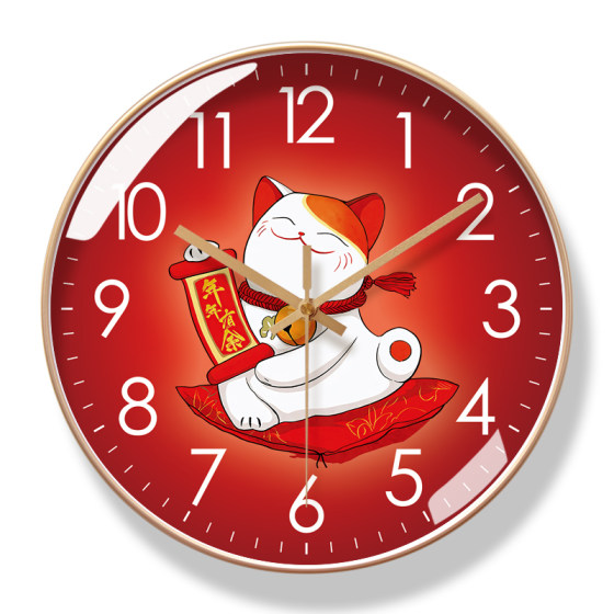 Wall clock silent sweep second quartz clock cartoon