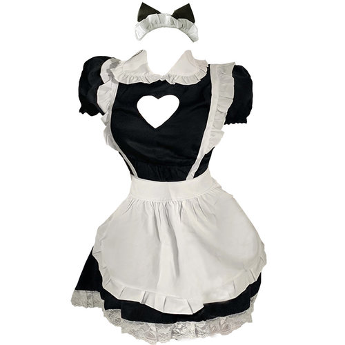 经典纯欲风cosplay夜场日系性感制服套装猫咪可爱女佣服女仆睡裙 - 图3