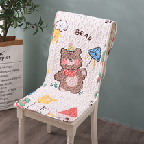 Cartoon Cute All-cotton All Season Integrated Office Cushion Machine Wash Modern Home Dining Chair Solid Wood Chair Cushion