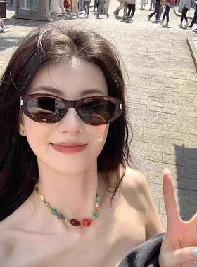 猫眼偏光墨镜女高级感2025新款