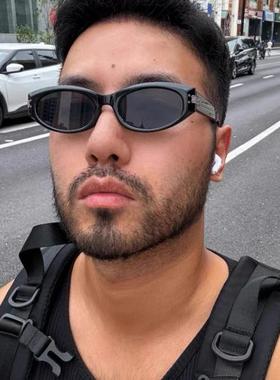 男士复古小框墨镜美式猫眼方框痞帅偏光防紫外线近视太阳眼镜女潮