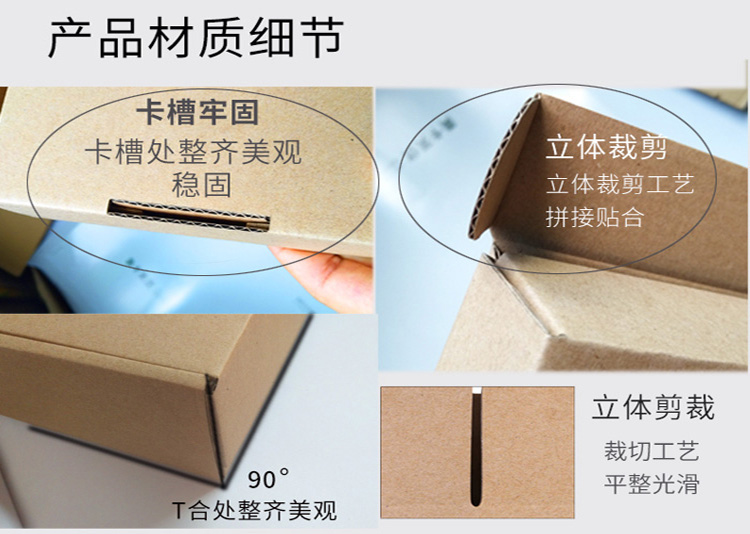 5个装-飞机盒T1-18全尺寸飞机盒特硬飞机盒纸箱正方长方形飞机盒-图1