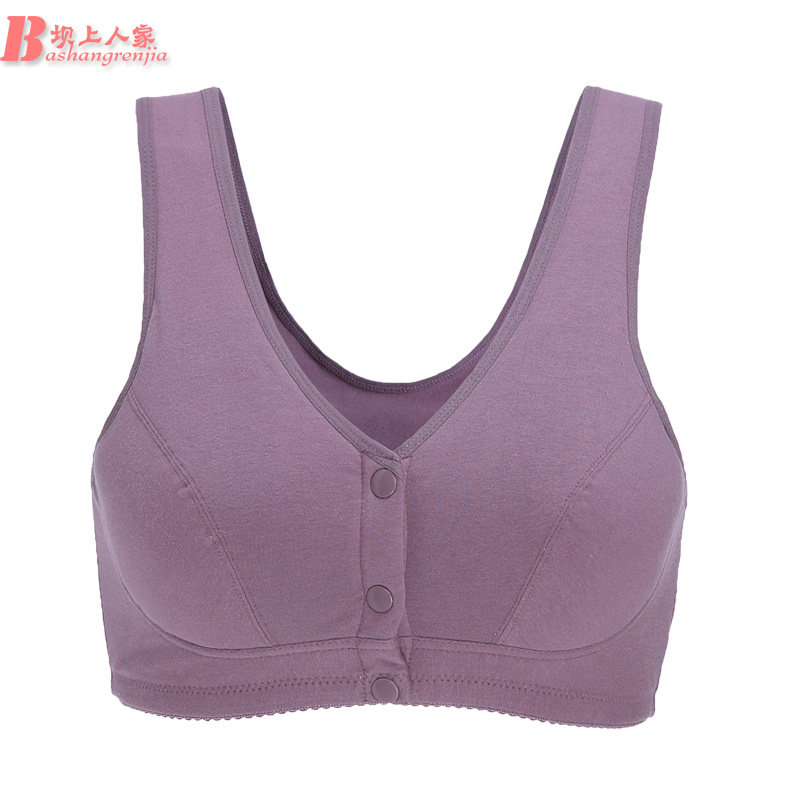 2件装妈妈中老年纯棉50岁老人文胸 坝上人家文胸