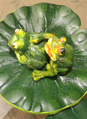 流水喷泉青蛙装饰品