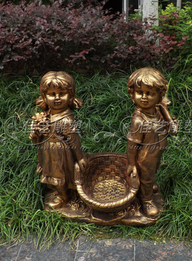 欧式风小情侣雕塑艺术品可定制