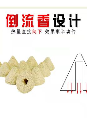 艾塔艾灸柱隔姜灸盐灸蕲艾绒麦粒灸坨器具肚脐灸家用艾灸玉环木托