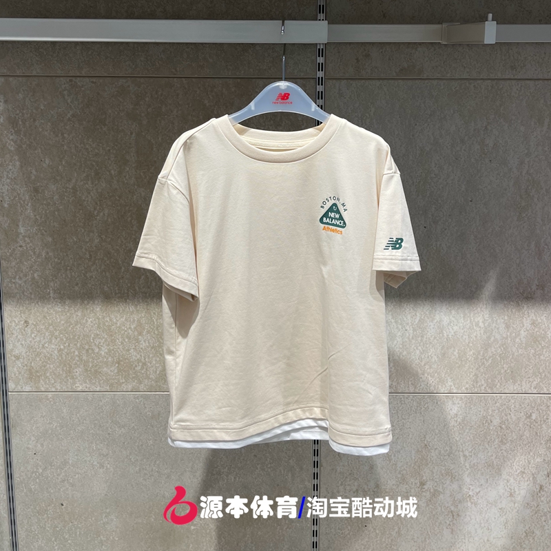 New Balance NB男女童装24夏季新款凉感中性圆领短袖T恤7EE25033 - 图1