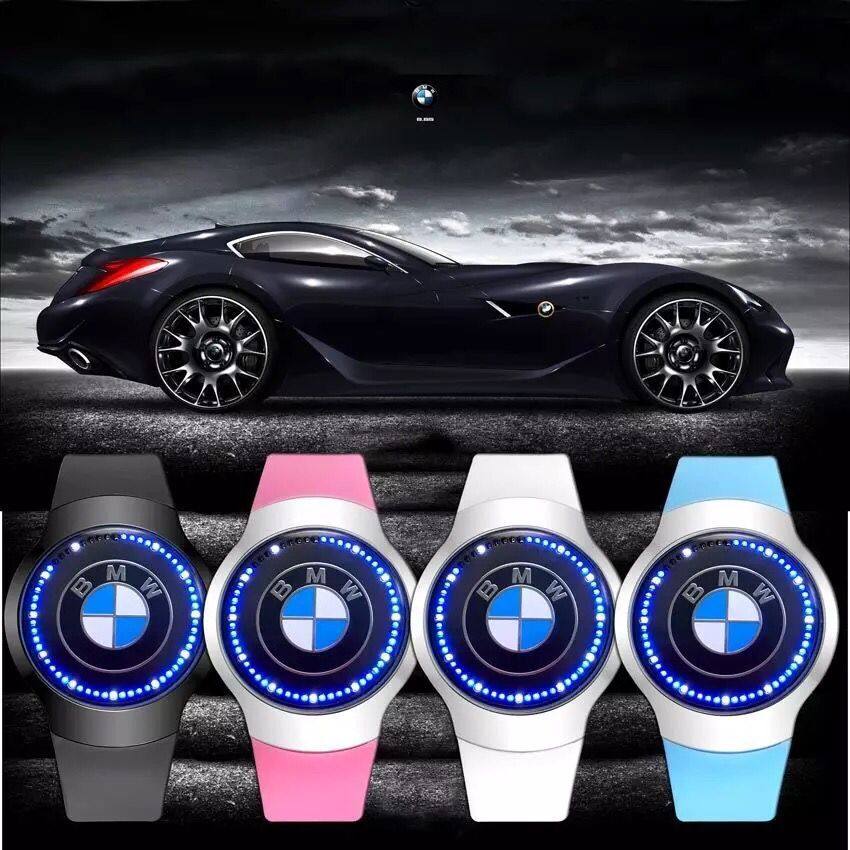 时尚潮流奔驰宝马LED触屏手表汽车标志周边防水男女情侣电子手表,淘宝优惠券,粉丝福利购,淘宝优惠卷