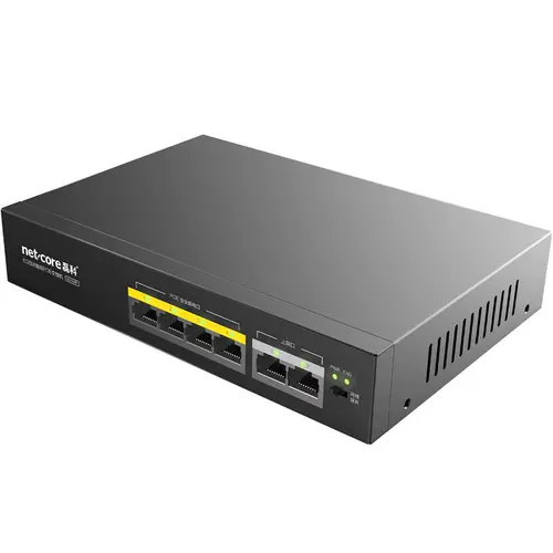 Leico NS106P 100M Переключатель POE 6 Порт -дивизировочный концентратор Мониторинг камеры Сепаратор сетевого сетевого сетевого переключателя молниеносный