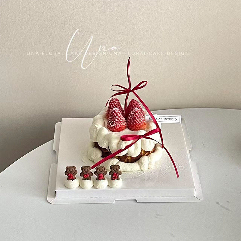 2025新款圣诞节快乐草莓塔蛋糕装饰小熊造型饼干曲线蜡烛装扮摆件,淘宝优惠券,粉丝福利购,淘宝优惠卷