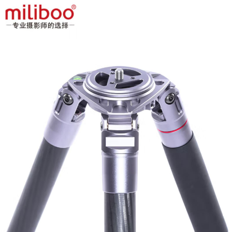 miliboo 米泊 狮王4号 碳纤维三脚架 单反微单摄像机脚架 摄影摄像打鸟专业支架稳定 不含云台