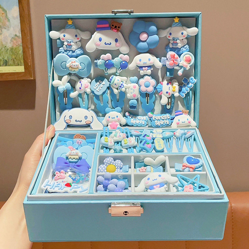 美乐蒂发夹女儿童发饰礼盒女孩卡通刘海夹bb夹套装女童六一节礼物