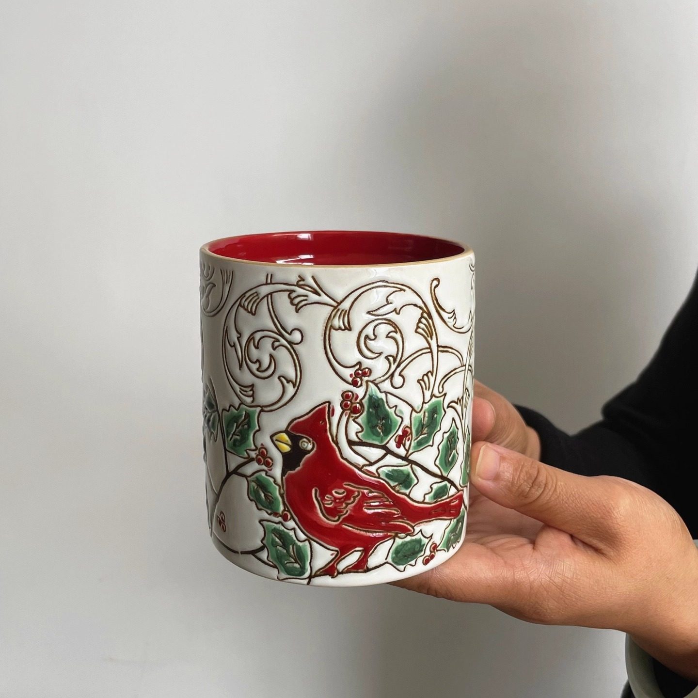 鹦鹉筒陶瓷筷子筒笔筒复古收纳筒工具筒创意架子餐具笼插花多肉盆,淘宝优惠券,粉丝福利购,淘宝优惠卷