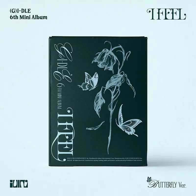 (G)I-DLE GIDLE专辑 I feel迷你6女孩子们 CD官方小卡海报周边-图0