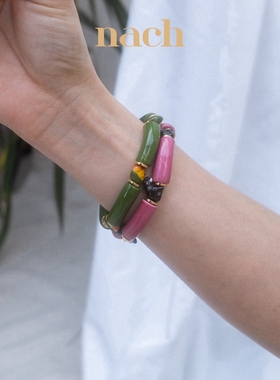 NACH巨嘴鸟天堂鸟花大象陶瓷手镯