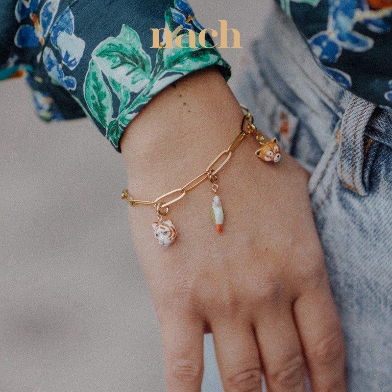 【官方授权】NACH娜趣梨鸡巨嘴鸟鹦鹉小熊猫兔吊坠 DIY手项链耳钉,淘宝优惠券,粉丝福利购,淘宝优惠卷