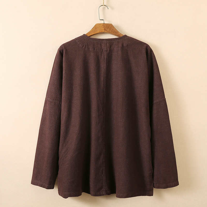 楠中国风亚麻外套男春新品新中式苎麻衬衫盘扣全麻上衣大码秋水,淘宝优惠券,粉丝福利购,淘宝优惠卷