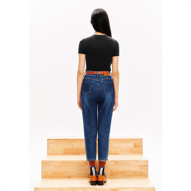 PSALTER Psalm Laiser slim feet Carrot pants Cropped pants Jeans Summer