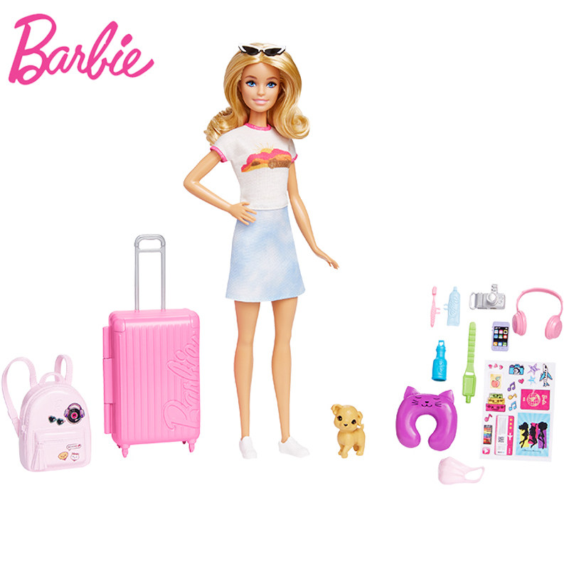 芭比娃娃套装玩具女孩礼盒衣服换装版旅行芭比马里布旅行,淘宝优惠券,粉丝福利购,淘宝优惠卷
