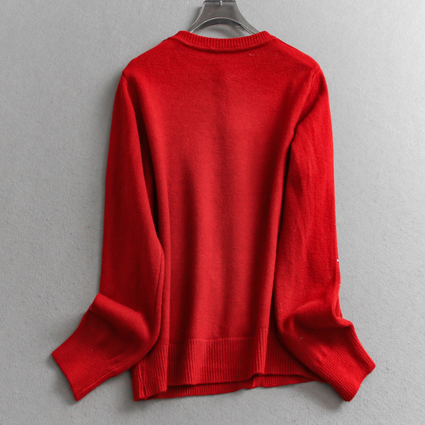 温柔氛围感烫钻新年红色软糯针织开衫外套长袖百搭保暖女毛衣Q974,淘宝优惠券,粉丝福利购,淘宝优惠卷