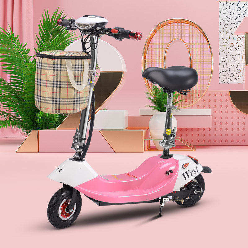 小海豚女士迷你电动车自行车代步车小型电瓶车折叠电动滑板车带娃,淘宝优惠券,粉丝福利购,淘宝优惠卷