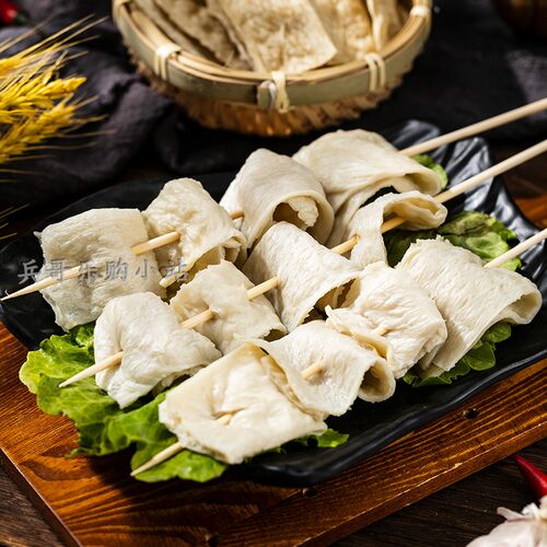 火锅面筋片台湾面筋鱼骨面筋麻辣烫麻辣干锅串串香烧烤凉拌素食 - 图2