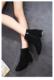 2019 new autumn medium heel thick heel suede women's shoes