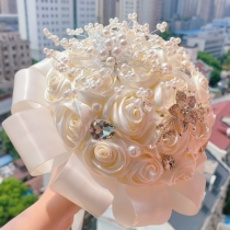 Wedding Hands to the High Sensation Bride to send bestie Gift Diy Material Emulation Flower Finished Pearl Collar Certificate Wedding