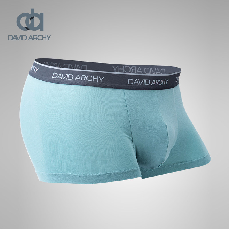 davidarchy冰丝男士夏季无痕平角裤 davidarchy内裤